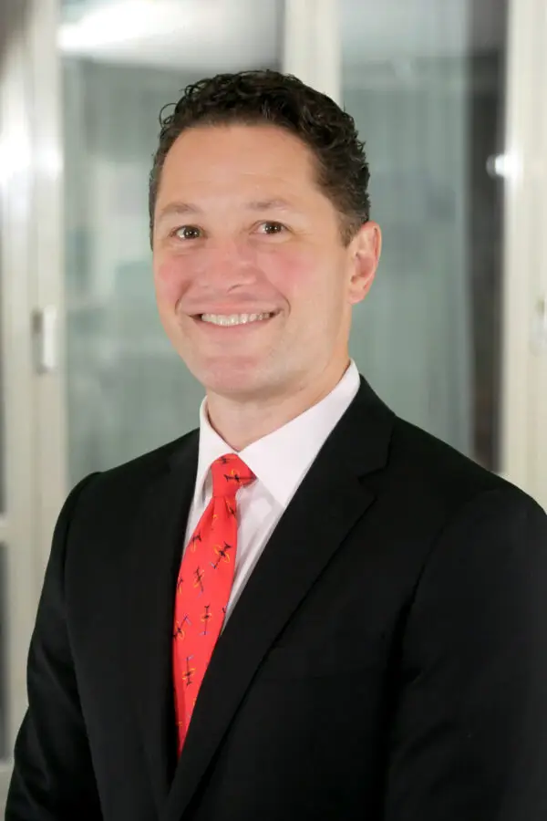 a man in a suit and tie