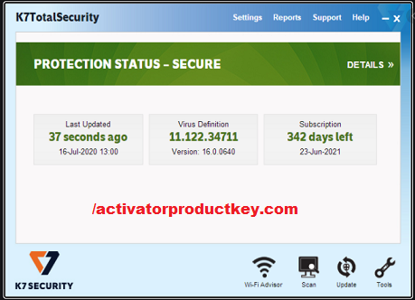 K7 TotalSecurity 16.0.0750 Crack